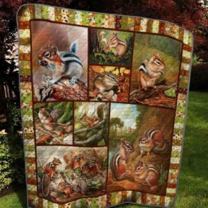 Chipmunk Bs1104 4 Quilt Blanket  Quilt